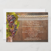 Invitation Vin Thème Après Mariage Réception Uniquement Invit (Devant)