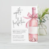 Invitation Vin Vieilli À La Fête D'Anniversaire De La Perfect (Debout devant)