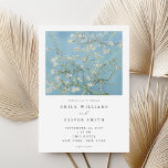 Invitation Vincent Van Gogh Almond Blossom Floral Mariage<br><div class="desc">Faire-part de mariage moderne élégant avec peinture Vincent Van Gogh Almond Blossom</div>