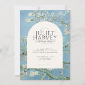 Invitation Vincent Van Gogh Almond Blossom Floral Mariage (Devant)