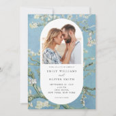Invitation Vincent Van Gogh Almond Blossom Mariage photo (Devant)