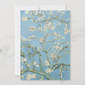 Invitation Vincent Van Gogh Almond Blossom Mariage photo (Dos)