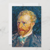 Invitation Vincent Van Gogh - Autoportrait (Devant)