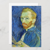 Invitation Vincent van Gogh - Autoportrait avec Palette (Devant / Derrière)