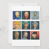 Invitation Vincent Van Gogh - Autoportraits (Dos)