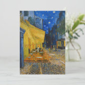 Invitation Vincent van Gogh - Café Terrasse en soirée (Debout devant)