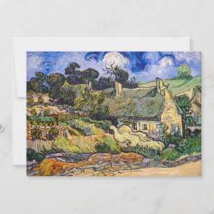 Invitation Vincent Van Gogh - Chaumières à Cordeville