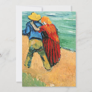Invitation Vincent van Gogh - Deux Amants