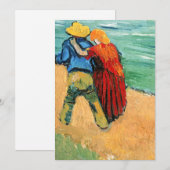Invitation Vincent van Gogh - Deux Amants (Devant / Derrière)