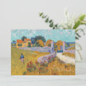 Invitation Vincent van Gogh - Ferme en Provence (Debout devant)