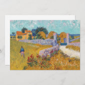 Invitation Vincent van Gogh - Ferme en Provence (Devant / Derrière)