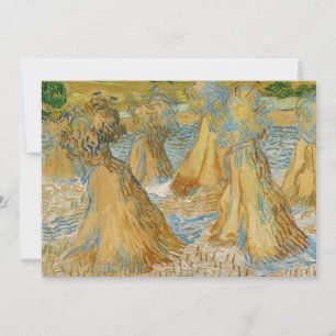 Invitation Vincent van Gogh - Gerbes de Blé