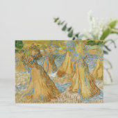 Invitation Vincent van Gogh - Gerbes de Blé (Debout devant)