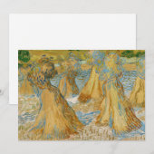 Invitation Vincent van Gogh - Gerbes de Blé (Devant / Derrière)