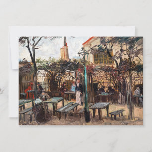 Invitation Vincent Van Gogh - La Guinguette sur Montmartre