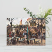 Invitation Vincent Van Gogh - La Guinguette sur Montmartre (Debout devant)