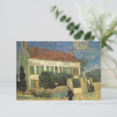 Invitation Vincent van Gogh - La Maison blanche la nuit (Debout devant)