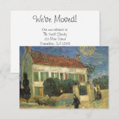 Invitation Vincent van Gogh - La Maison blanche la nuit (Devant / Derrière)