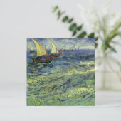 Invitation Vincent van Gogh - La mer à Saintes Maries (Debout devant)