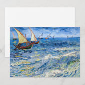 Invitation Vincent van Gogh - La mer aux Saintes-Maries (Devant / Derrière)