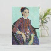 Invitation Vincent van Gogh - La Mousme (Debout devant)