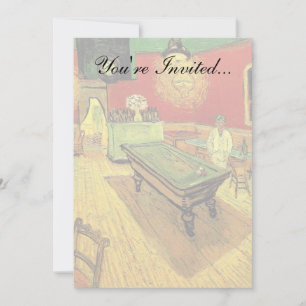 Invitation Vincent Van Gogh - Le Café de nuit Beaux-Arts