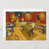 Invitation Vincent van Gogh - Le Night Café (Devant / Derrière)