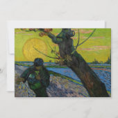 Invitation Vincent van Gogh - Le Sower (Devant)
