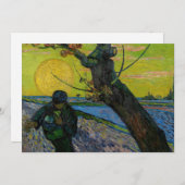 Invitation Vincent van Gogh - Le Sower (Devant / Derrière)