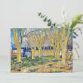 Invitation Vincent van Gogh - Le Train Bleu (Debout devant)