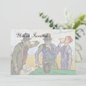 Invitation Vincent Van Gogh - Les Boveurs - Les Beaux-Arts (Debout devant)