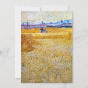 Invitation Vincent van Gogh - Les Moissonneurs