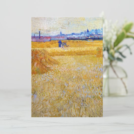 Invitation Vincent van Gogh - Les pêcheurs (Debout devant)