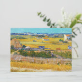 Invitation Vincent van Gogh - Moisson à La Crau (Debout devant)