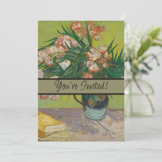 Invitation Vincent Van Gogh Oleander (Debout devant)