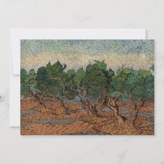 Invitation Vincent van Gogh - Olive Grove (Devant)