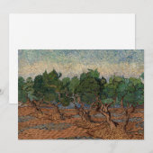 Invitation Vincent van Gogh - Olive Grove (Devant / Derrière)