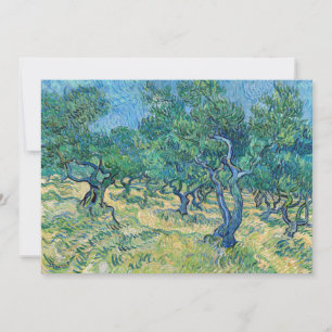 Invitation Vincent van Gogh - Oliveraie
