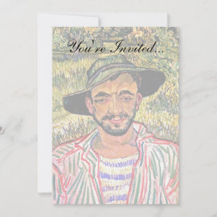 Invitation Vincent Van Gogh - Portrait D'Un Jeune Paysan