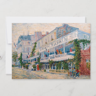 Invitation Vincent van Gogh - Restaurant de la Sirène
