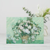 Invitation Vincent van Gogh - Roses (Debout devant)