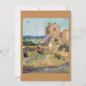 Invitation Vincent van Gogh - The Old Mill (Devant)