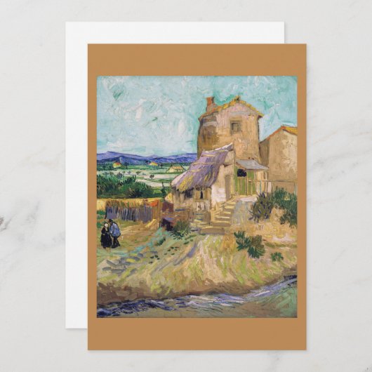 Invitation Vincent van Gogh - The Old Mill (Devant / Derrière)