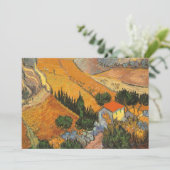 Invitation Vincent van Gogh - Vallée avec Plowman (Debout devant)