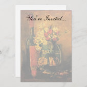 Invitation Vincent Van Gogh - Vase Avec Oeillets (Devant / Derrière)