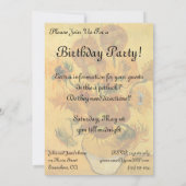 Invitation Vincent van Gogh - Vase avec quinze tournesols (Dos)