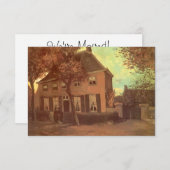 Invitation Vincent van Gogh - Vicarage à Nuenen (Devant / Derrière)