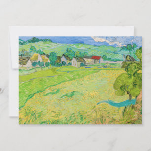 Invitation Vincent van Gogh - Vue de Vessenots près d'Auvers