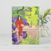 Invitation Vineyard Elegance anniversaire (Debout devant)