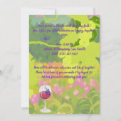 Invitation Vineyard Elegance anniversaire (Dos)